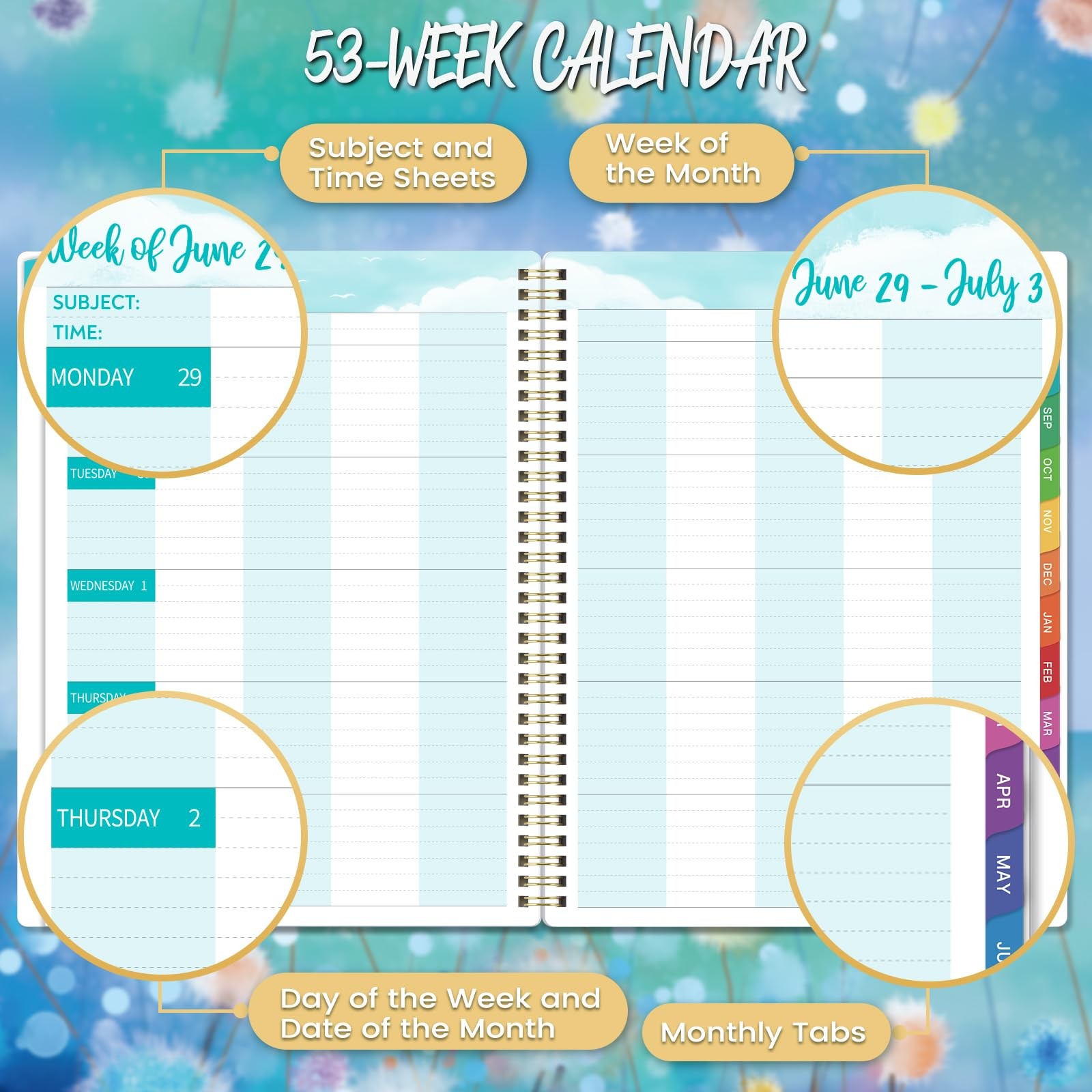 Teacher Planner 2026-2027 – 2026-2027, 11 x 8.3 inches, blue