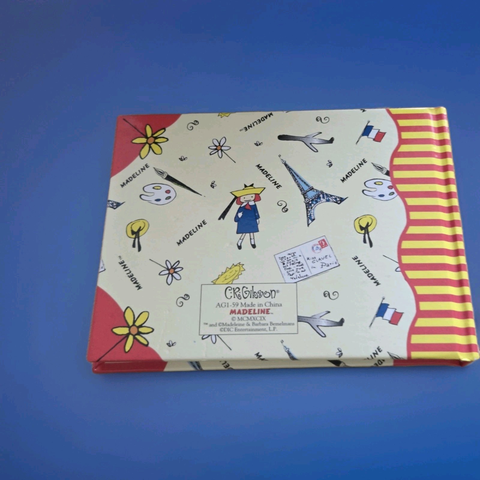 Madeline Autograph Book Hardcover Yellow And Red 1990’s New CR Gibson Blank