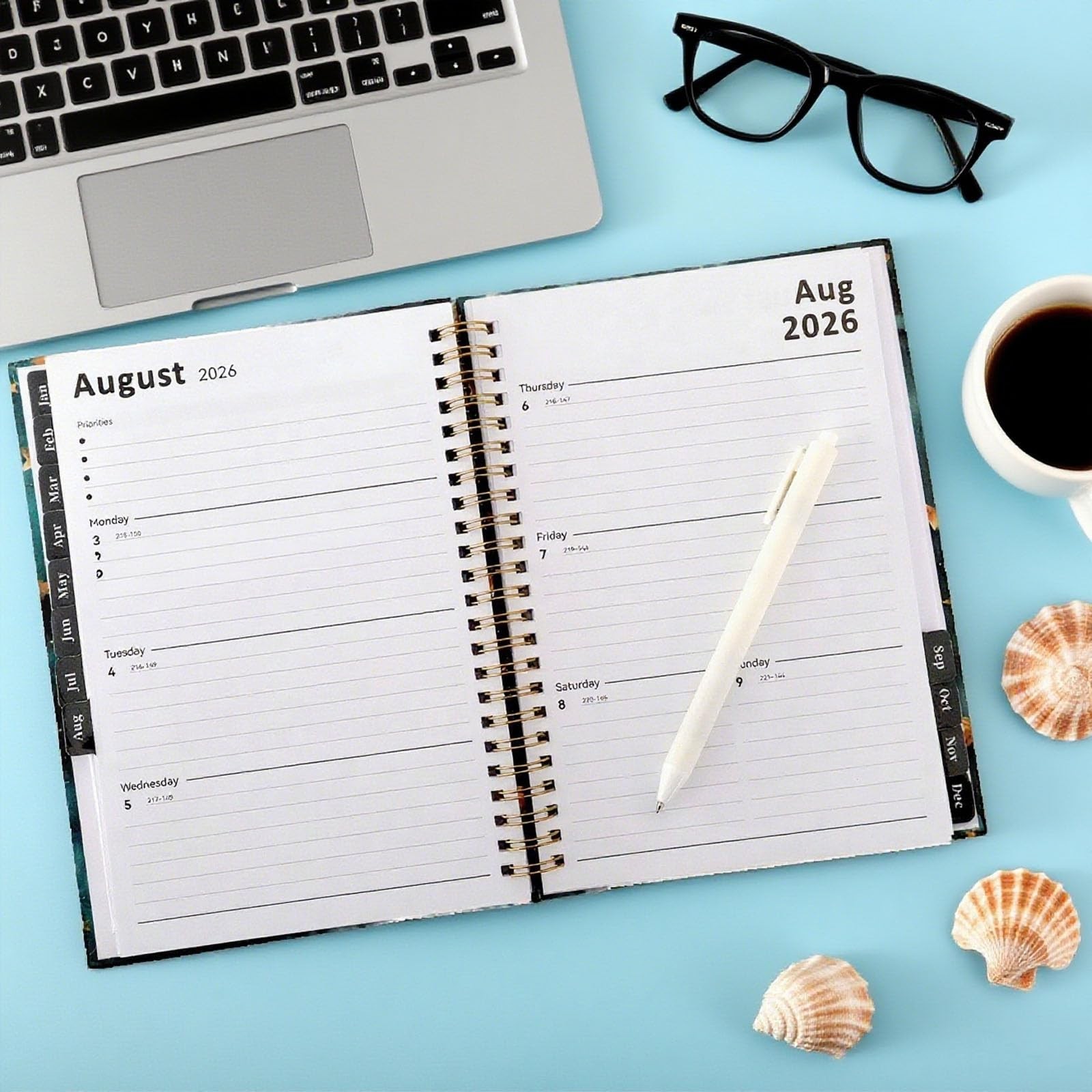 2026 Planner – JAN 2026 – DEC 2026,Calendar Planner 2026,6.4″ x 8.5″ with Tab…