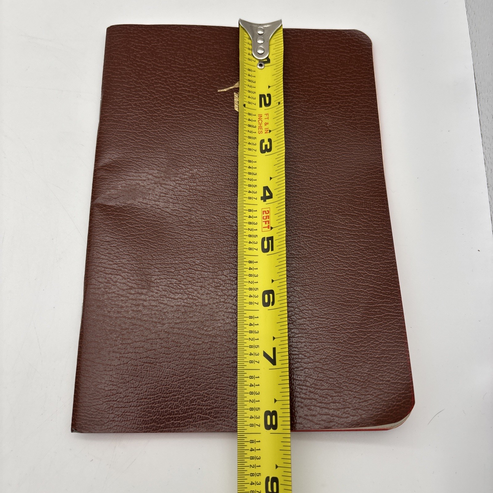 Bieffe Made in Italy Exercise Brown Lined Book Notebook Journal 8×5” Vntg Unused