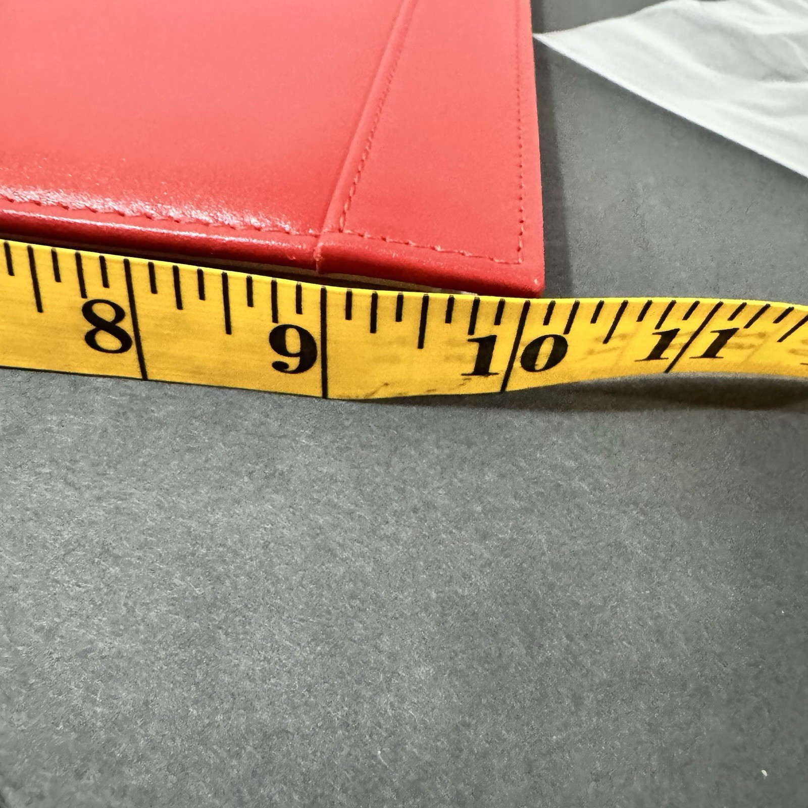 Levenger Red Leather Tyler Folio Executive Portfolio 12.5×10” NWOB Retail $170