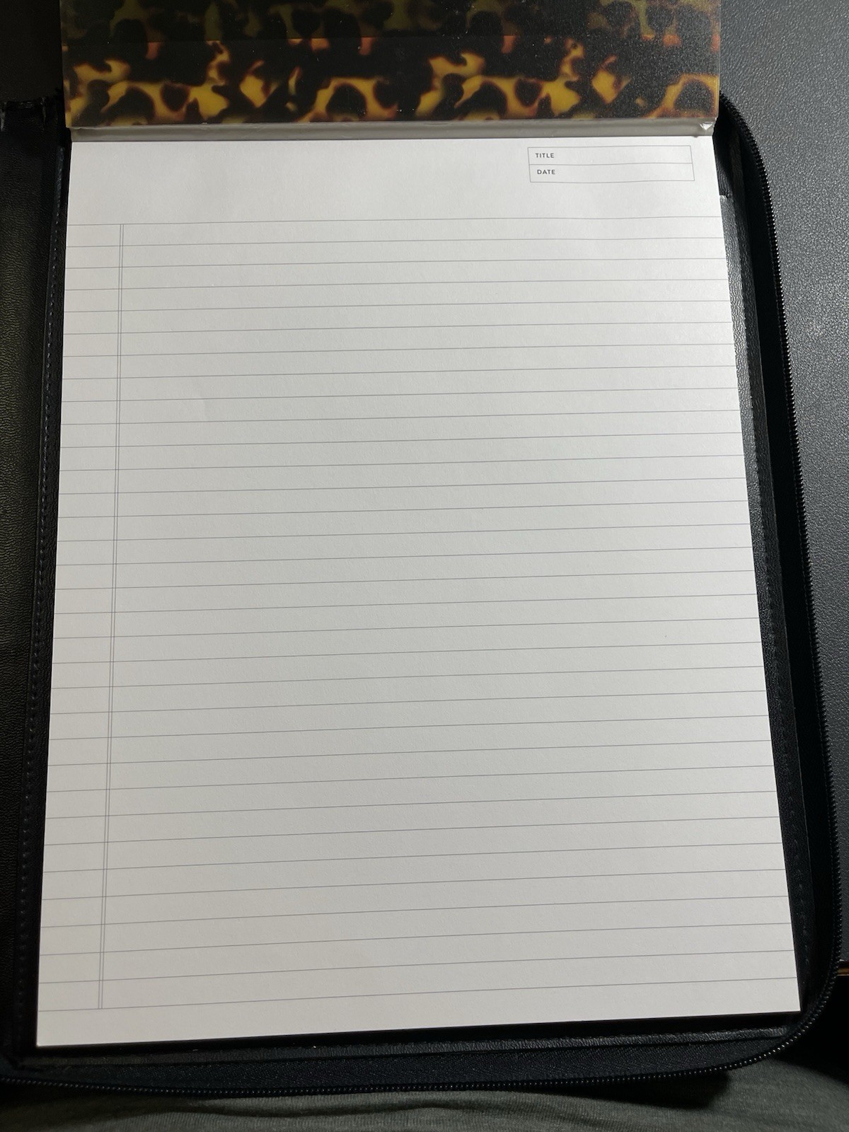 At-A-Glance Zippered Portfolio Padfolio 12″ [Undated]