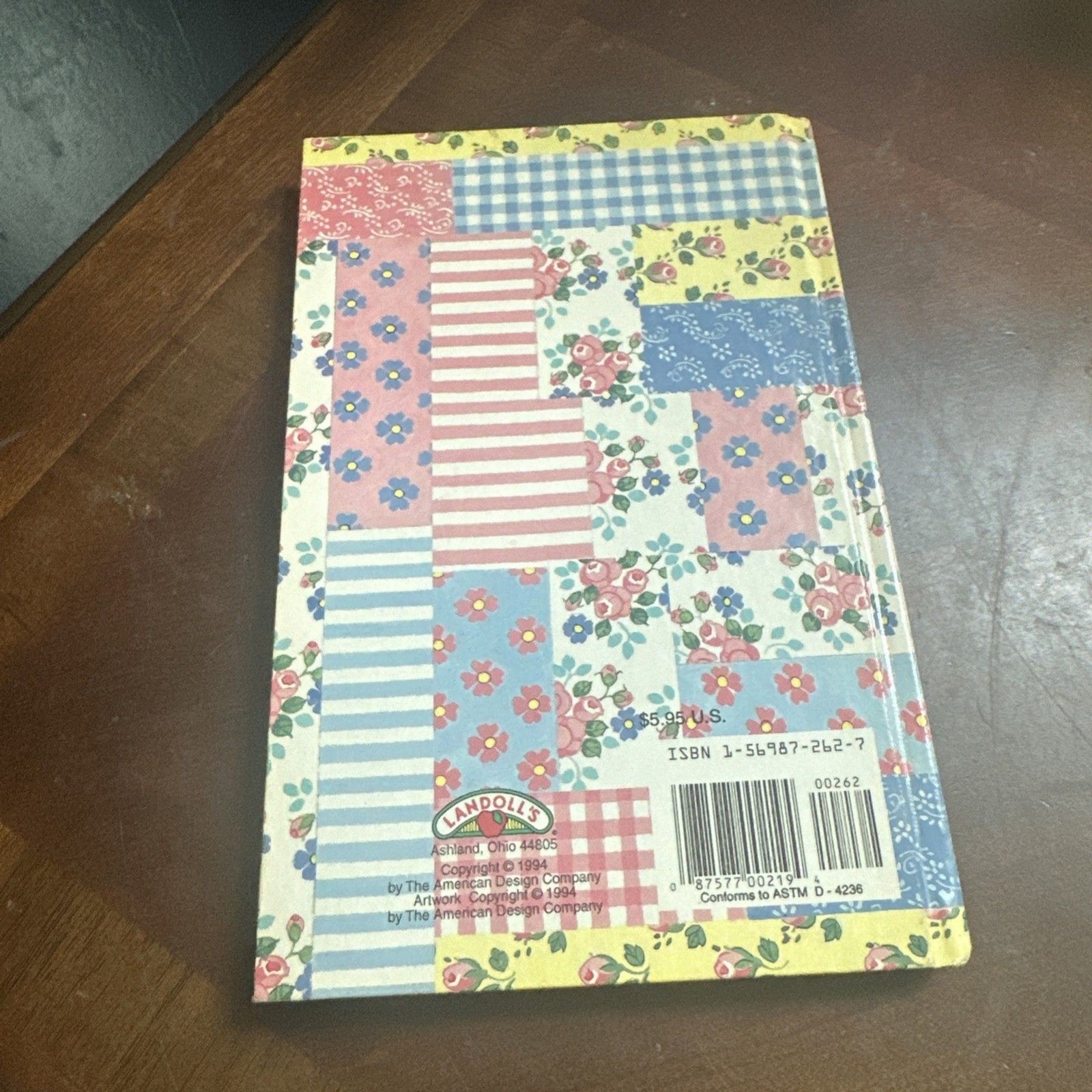 VTG 1994 Set of 2 Julie’s Journal Unused Floral Patchwork Blank Unused