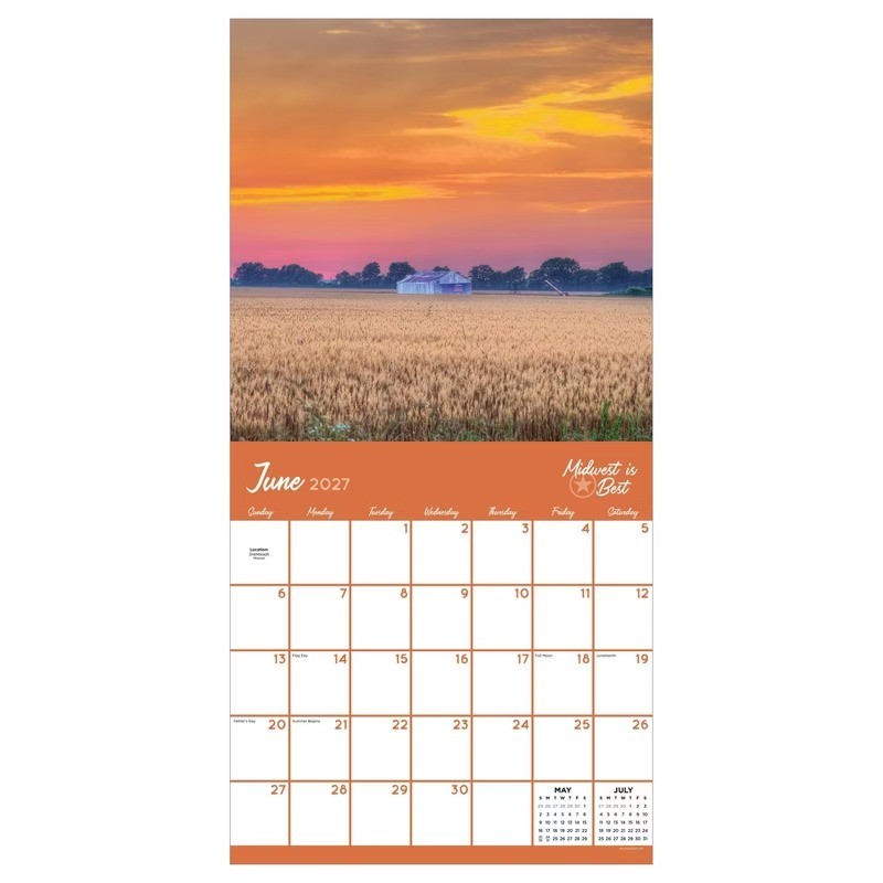 2027 Midwest Is Best Wall Calendar
