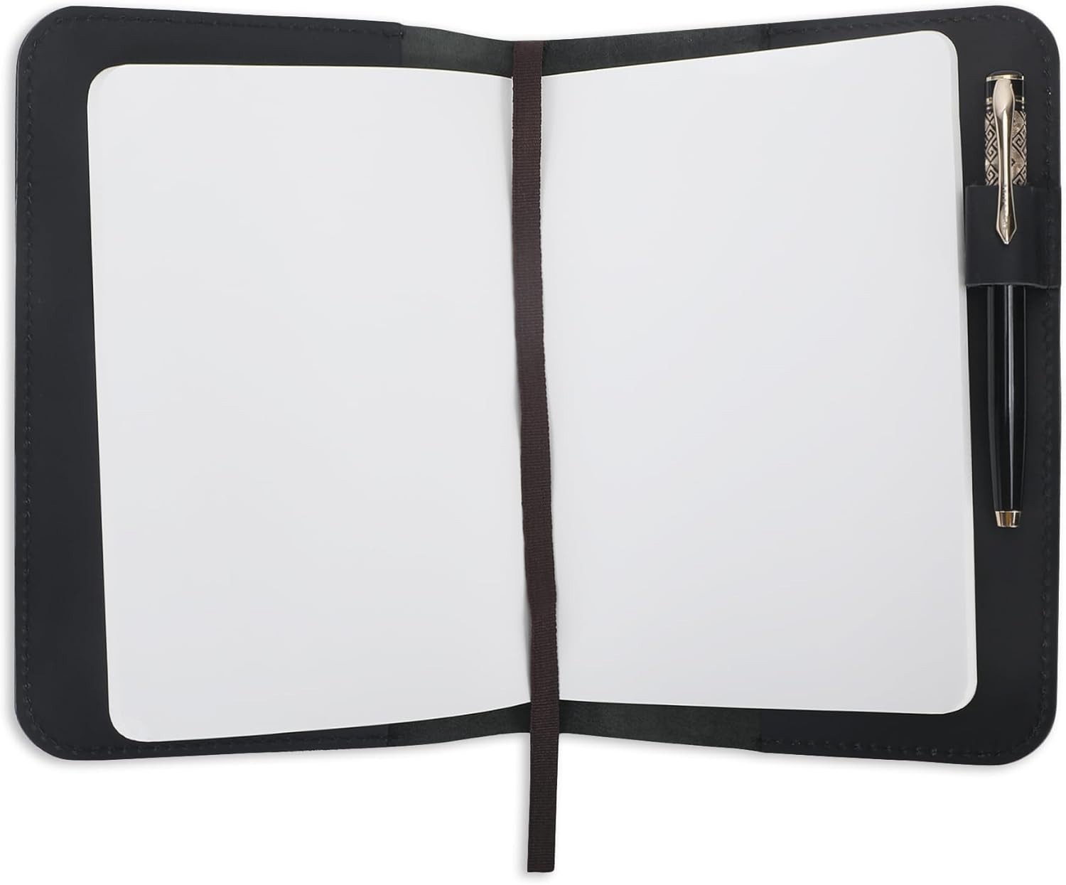 Stylish Refillable A5 Leather Journal Cover – Lightweight Design, 9 x 6 Inches