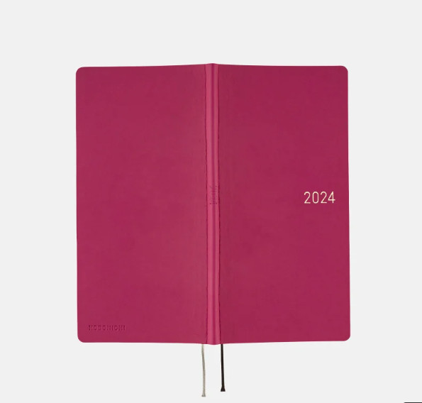 Hobonichi Techo 2024 Weeks Smooth Sangria/ Forest Green ENG/JPN JAPAN NEW