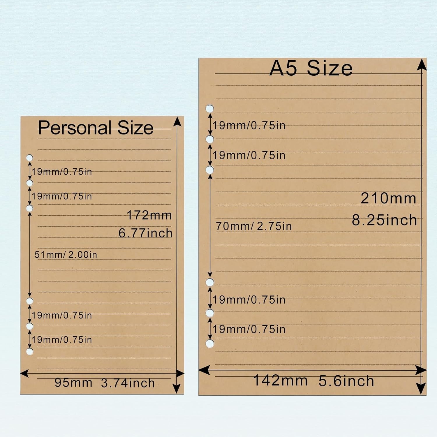 Smooth-Write A5 Paper 3 Pack – 270 Pages of Thick, Eye-Protection Filler