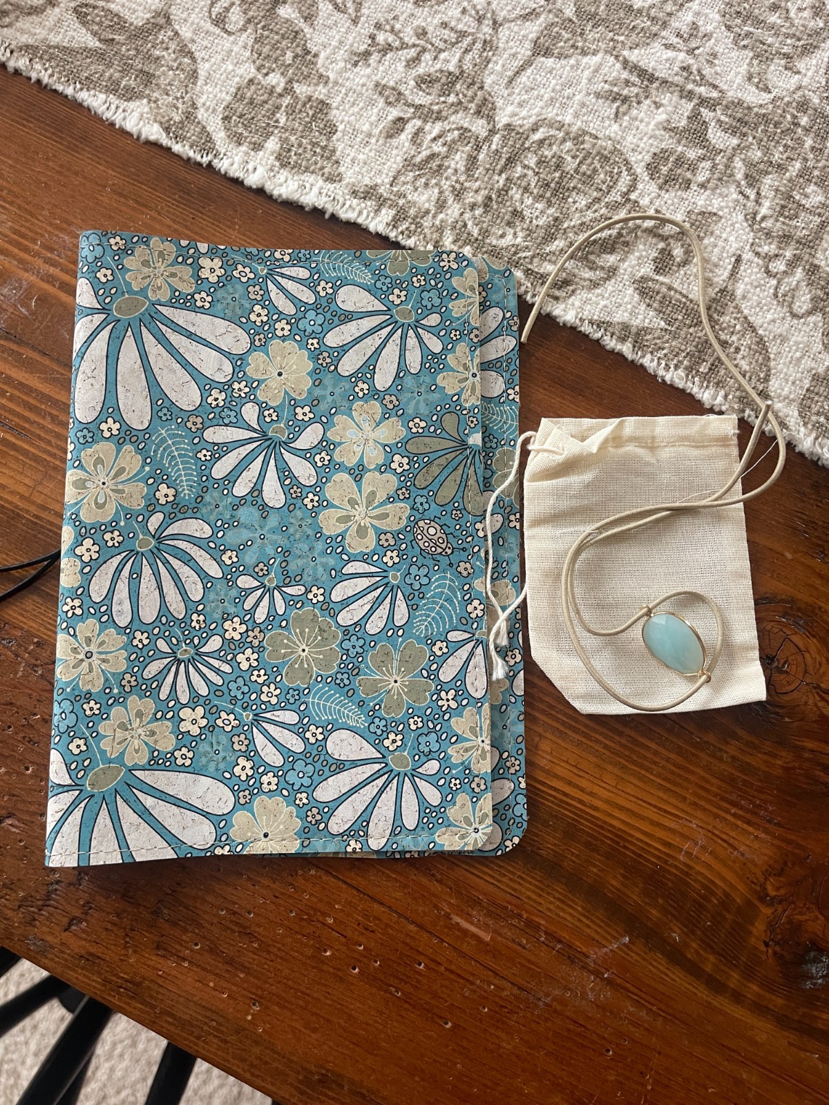 NEW CORKY CLUTCH B6 CORK COVER W/AMAZONITE CONNECTOR