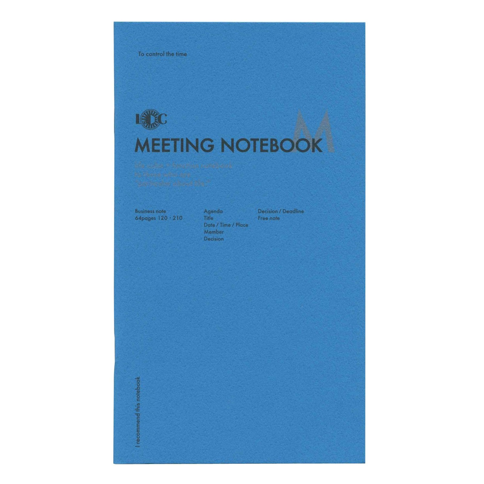 A5 Slim Function Notebook MEETING NOTEBOOK LDNT Luddite