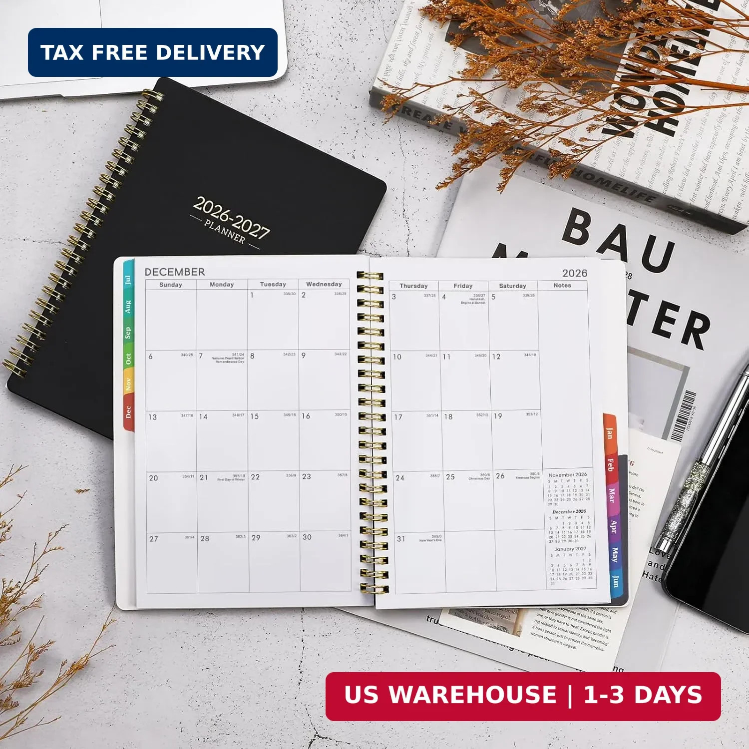 2026-2027 Planner – Planner/Calendar 2026-2027, Jul. 2026 – Jun. 2027, Weekly &
