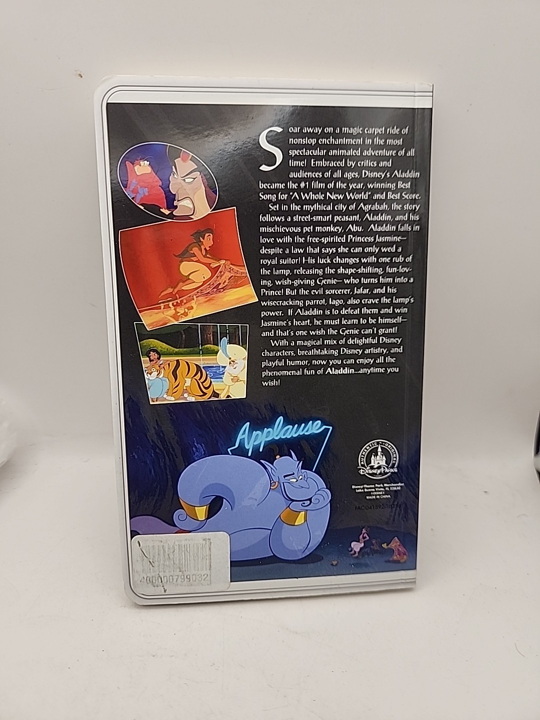 New Disney Parks Aladdin VHS Video Style *Look Alike* Notebook Journal Diary New