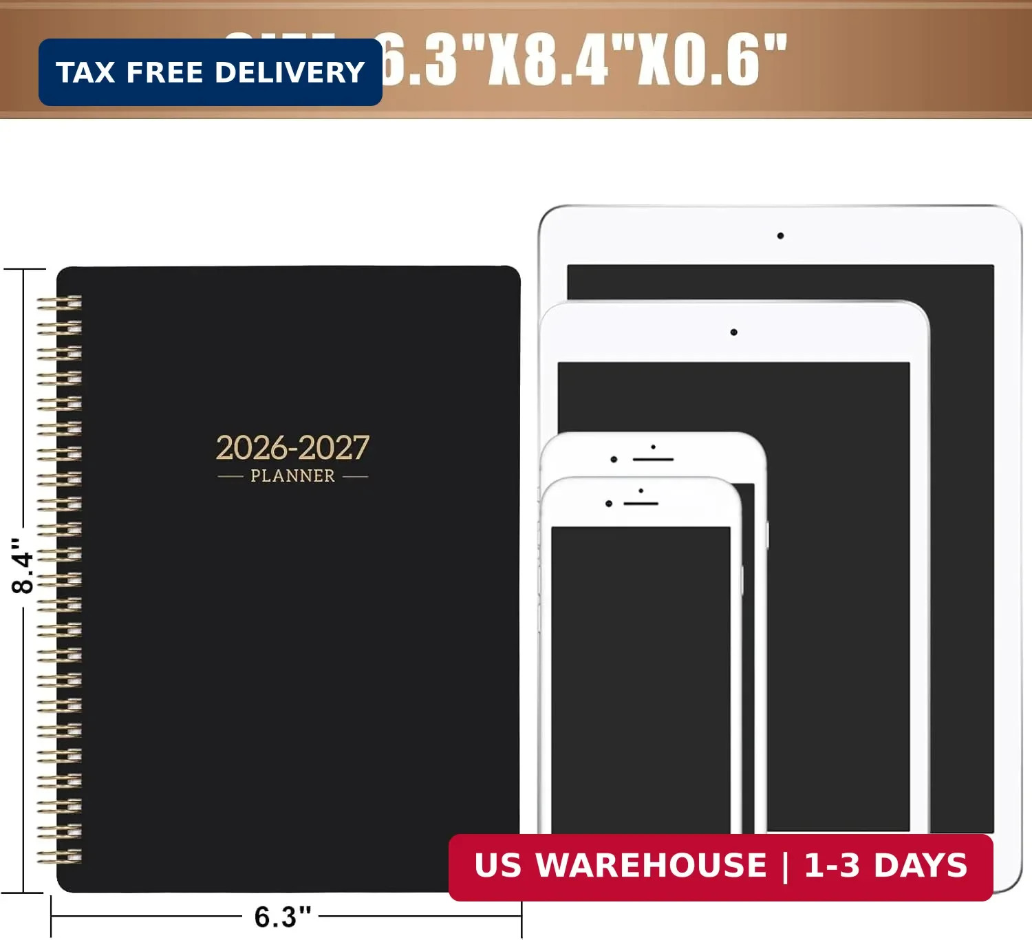 2026-2027 Planner – Planner/Calendar 2026-2027, Jul. 2026 – Jun. 2027, Weekly &
