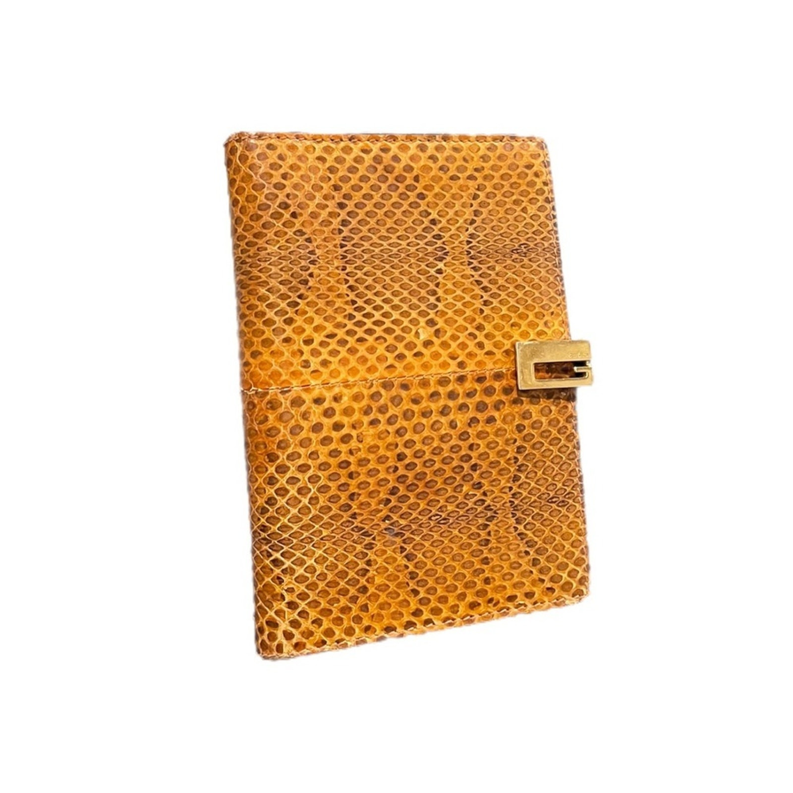 Vintage Gucci python small agenda