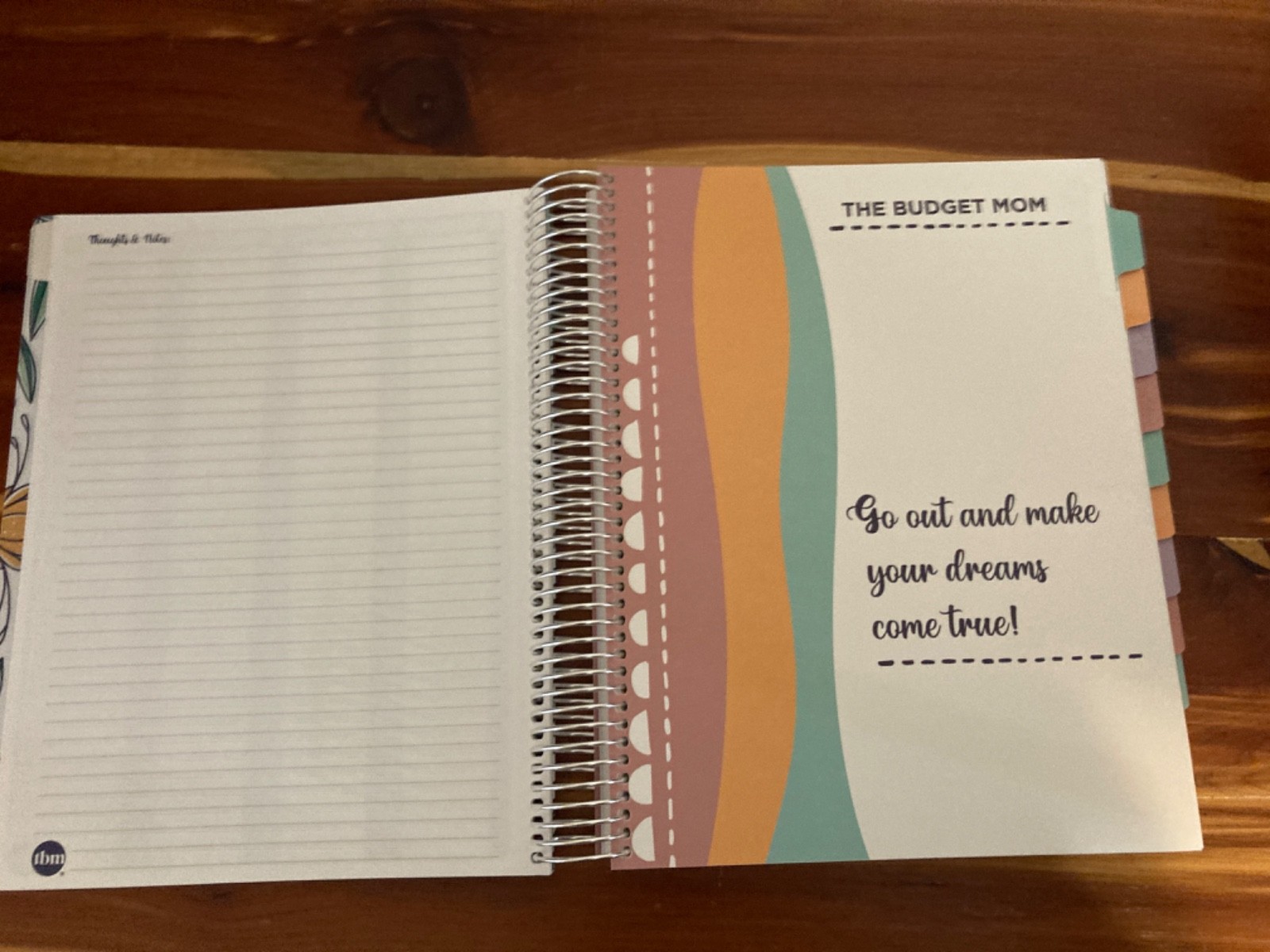 NEW The Budget Mom Live Rich Planner (Small) and Pink Folio