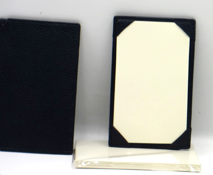 Jotter Personal Pocket Leather w 24 Cards Refillable Graphic Image ORANGE