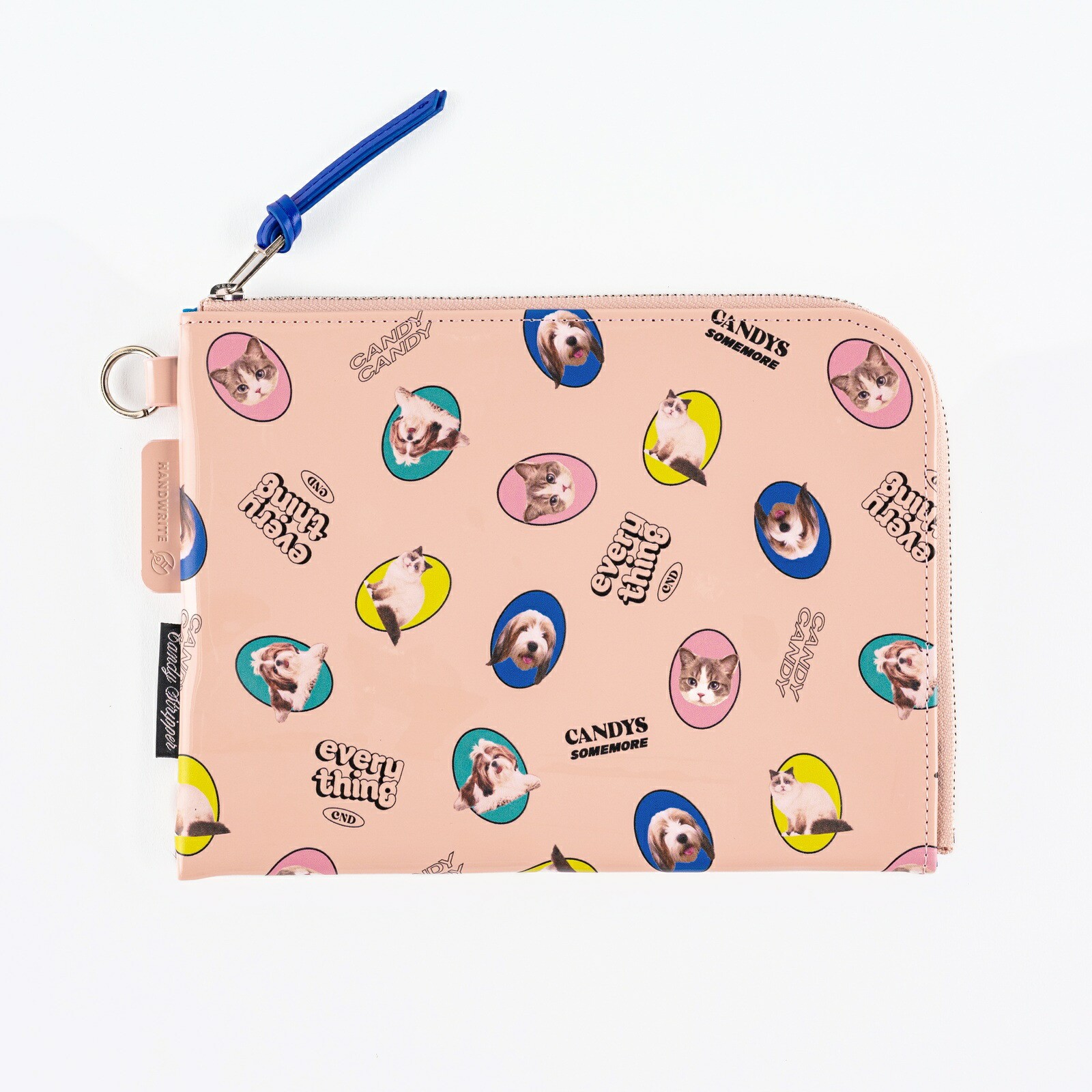 Candy Stripper x Hobonichi Dog & Cat Flat Pouch A5 A6 for HON Cover Japan NEW