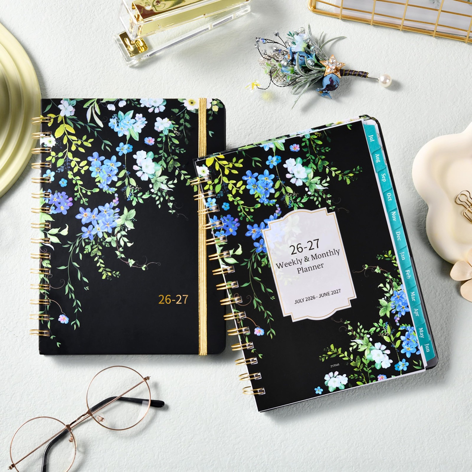 Planner 2026-2027 – 6.5″ x 8″, JUL. 2026 – JUN. 2027, Weekly & Monthly Planne…