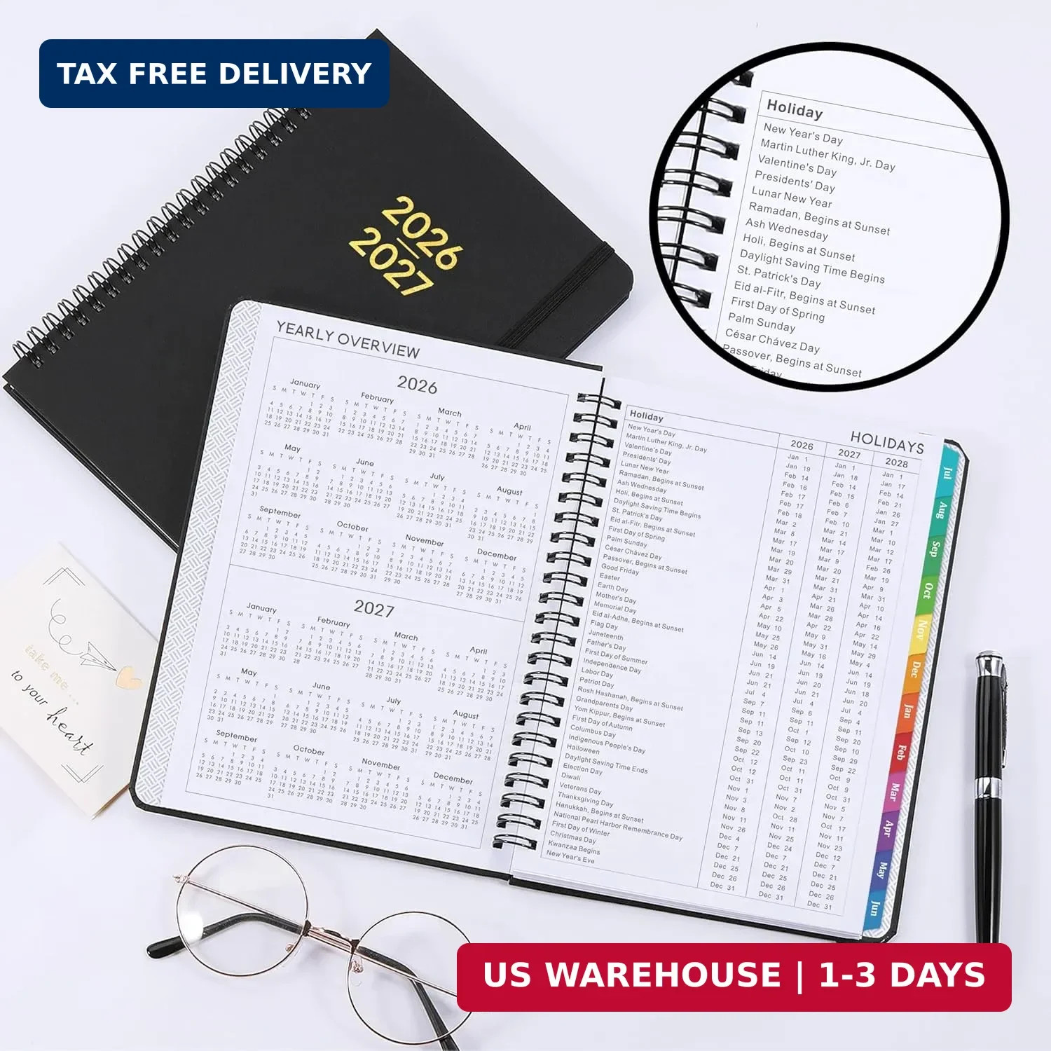 Planner 2026-2027 – Planner 2026-2027 Weekly and Monthly from Jul. 2026 – Jun. 2