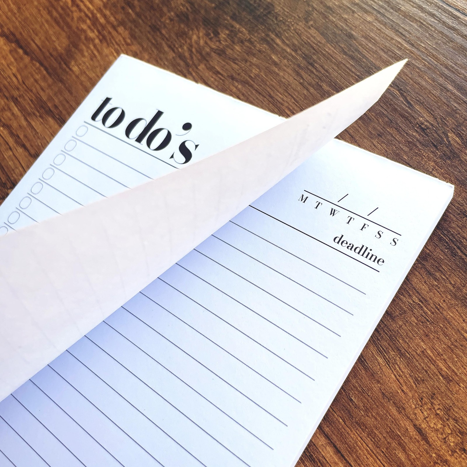To Do List Notepad A5 Size (8.3″x5.8″) Premium Thick Paper With Cardboard Bac…
