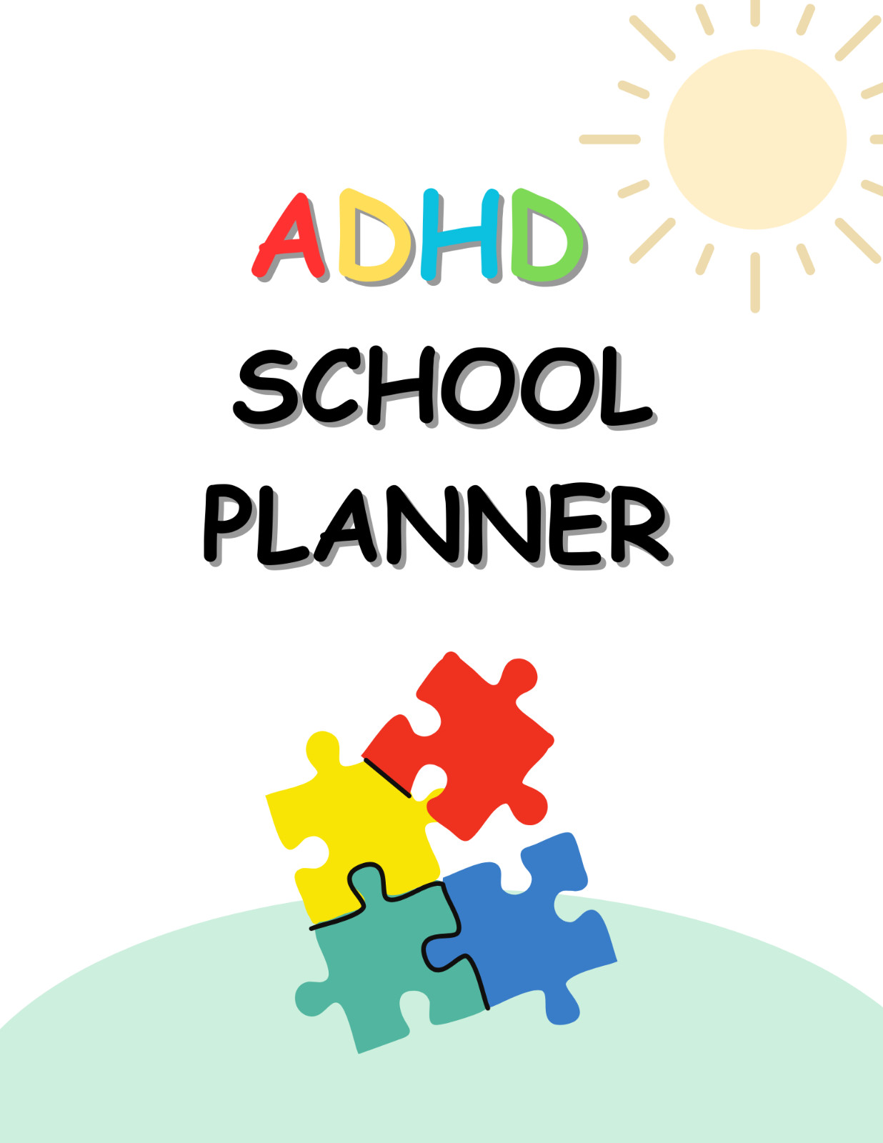 Digital Printable Planner Mental Health Bundle