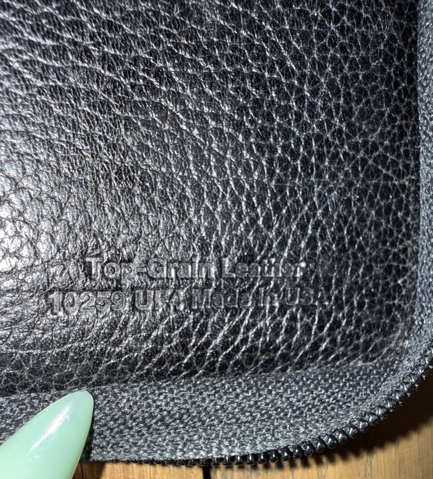 Vtg Franklin Quest Black Leather Zip Organizer Planner 7 Ring Binder