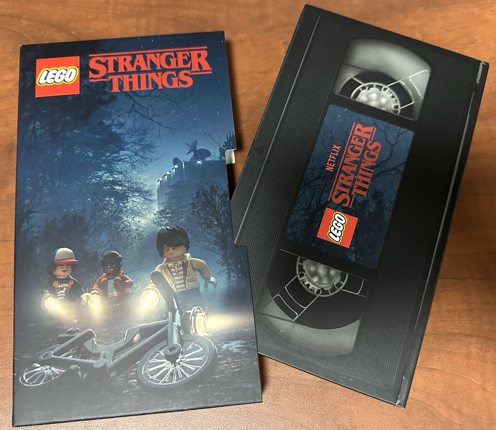 LEGO Stranger Things Notebook Sketch Book 5005933 VHS Design VIP Exclusive NEW