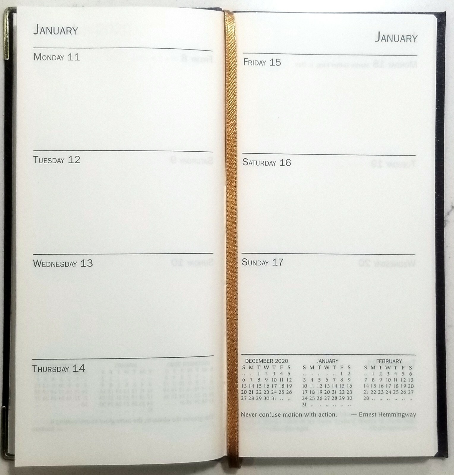 2021 Weekly/Monthly Smithsonian pocket appointment book/planner 3 1/4 in x 6 1/2