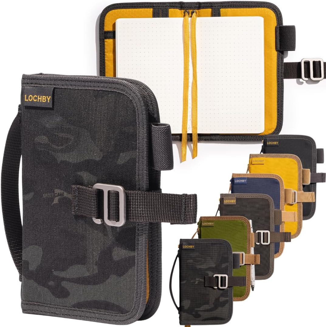 ® Mini Field Journal | Water Resistant Waxed Canvas | Pen Loop | Included Tomoe