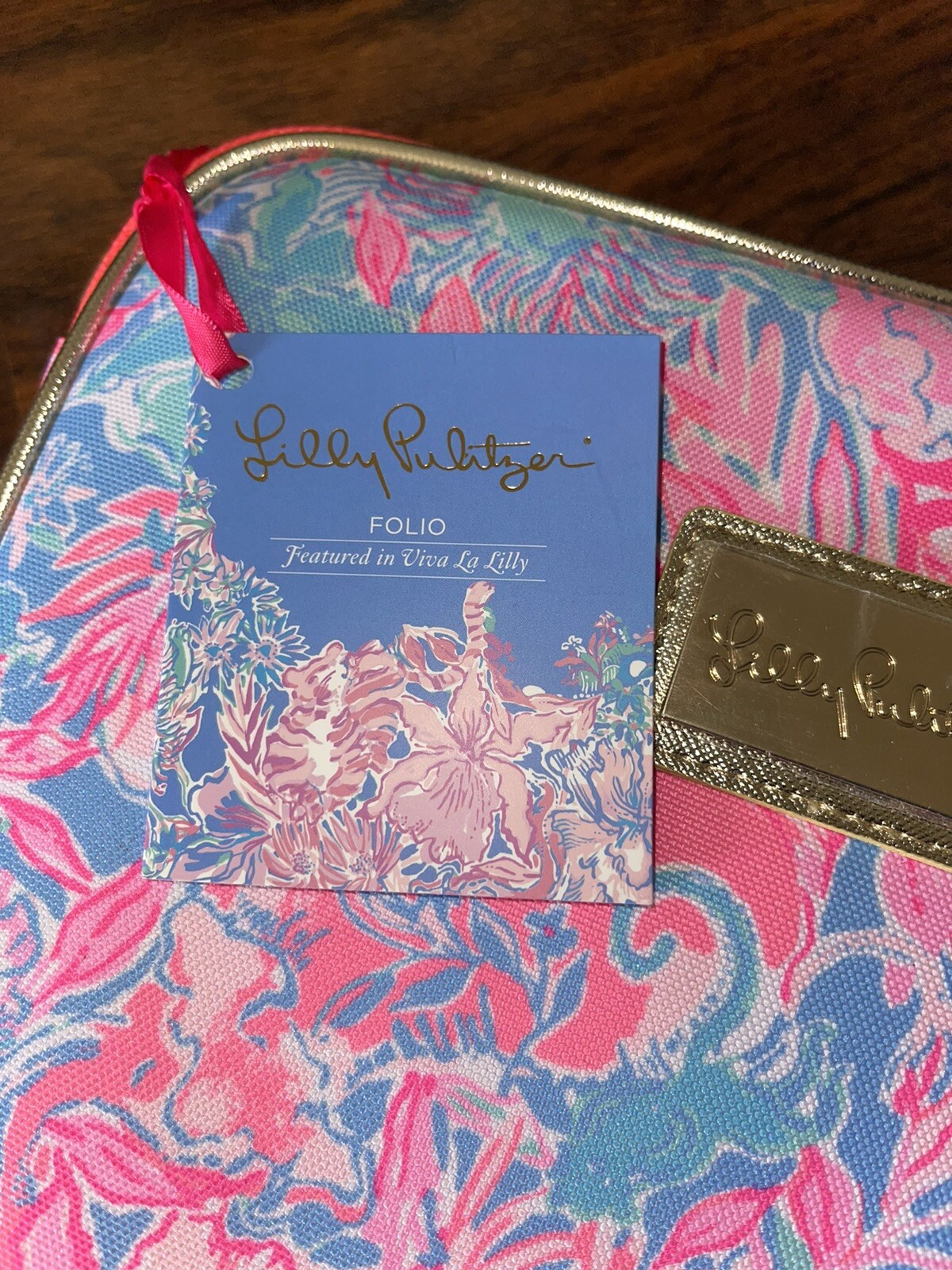Lilly Pulitzer VIVA LA LILLY PORTFOLIO Large Folio Organizer Agenda Journal NWT