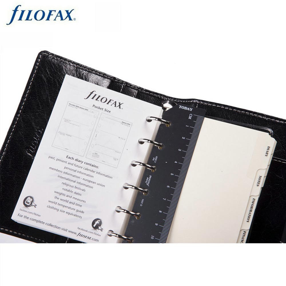 Filofax Pocket Size Malden Organiser Planner Diary Book Ochre Leather 025842 New