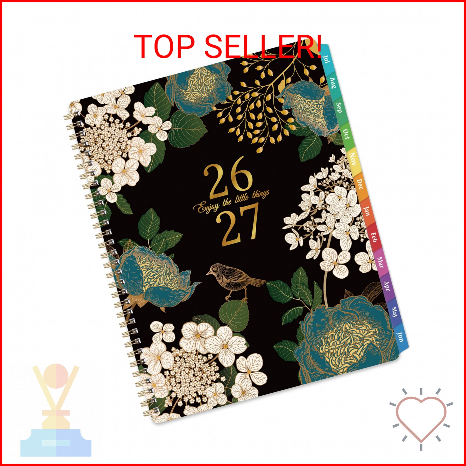 Planner 2026-2027 – Academic Planner 26-27, Jul.2026 – Jun.2027, 8″ x 10″, 2026-