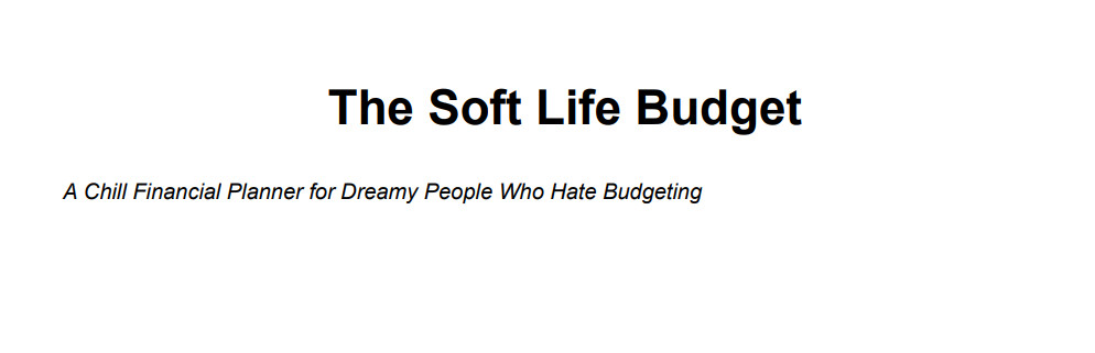 Self Help Budget Planner | Easy Money Tracker | PDF ONLY SEE DESCRIPTION