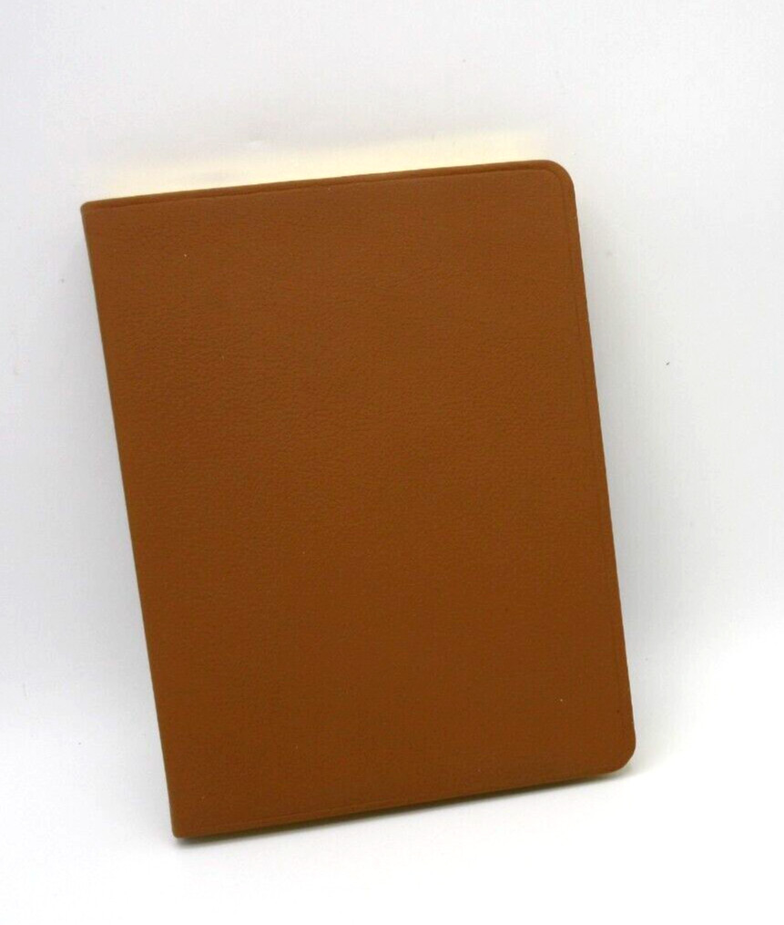 Journal 9″ Leather Softcover Graphic Image 224 UNLINED Pages NEW $105 TAN