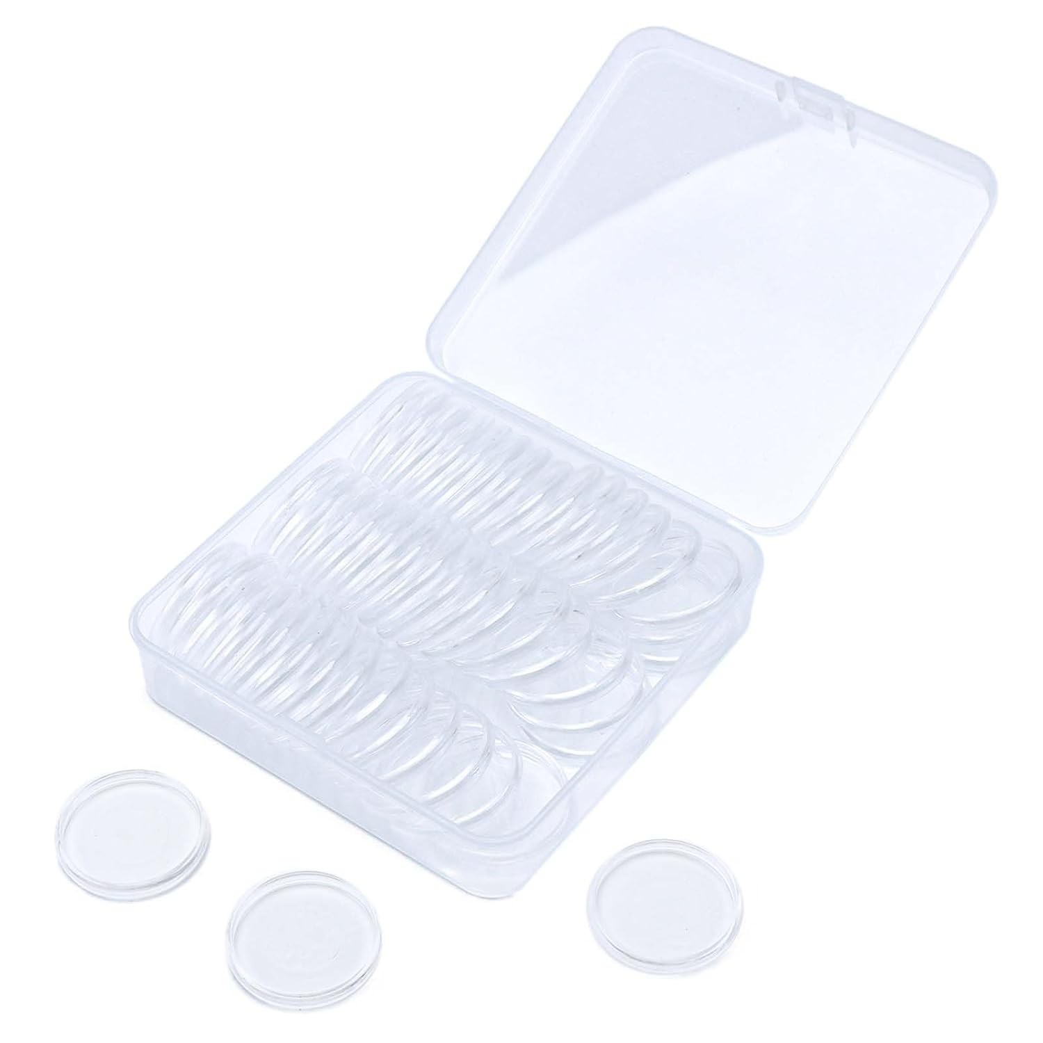 1.5″ Clear Plastic Discbound Expansion Discs for DIY Planner Discbound Supplies