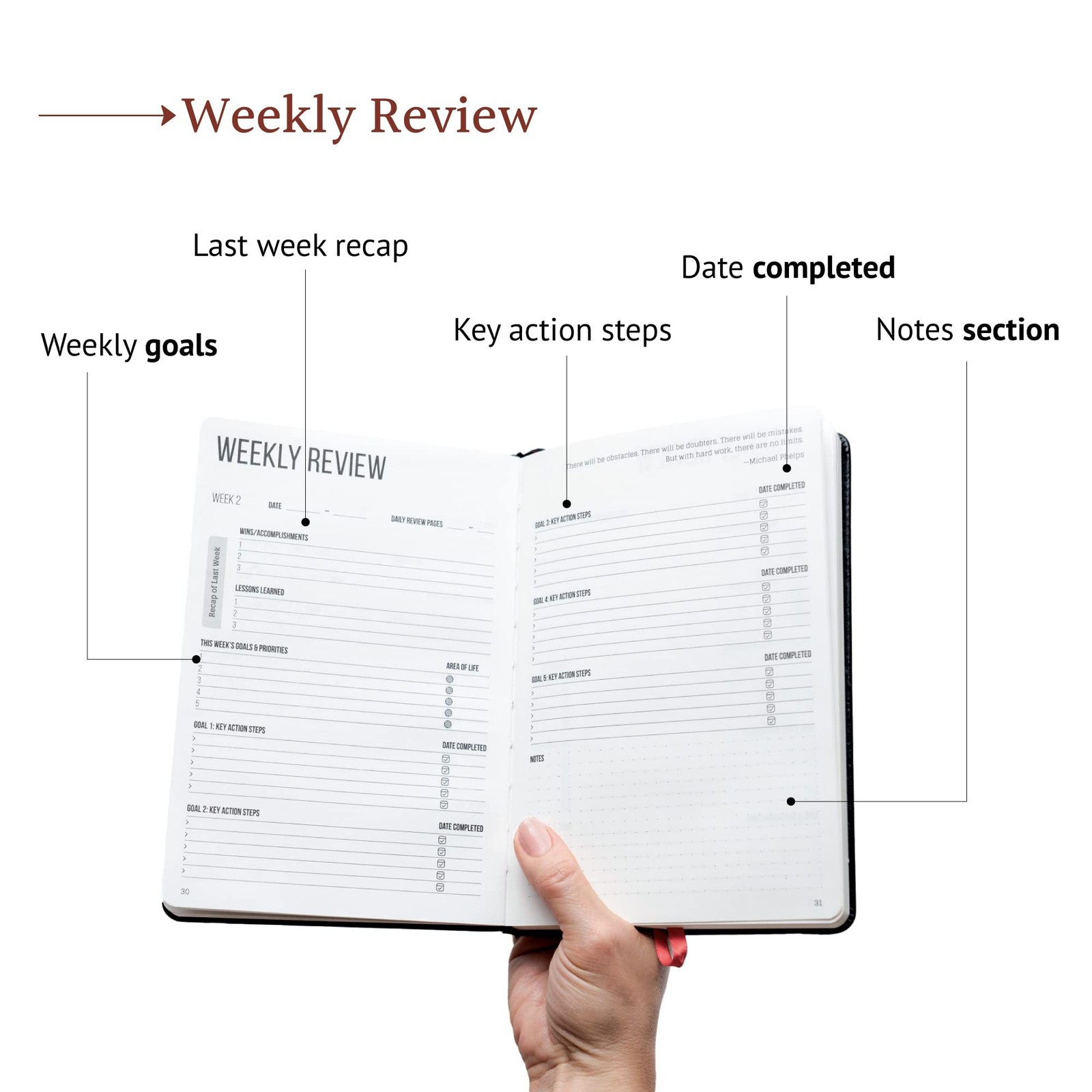 This Is My Era Daily Journal, Weekly and Monthly Planner | 90 Day Goal Notebo…