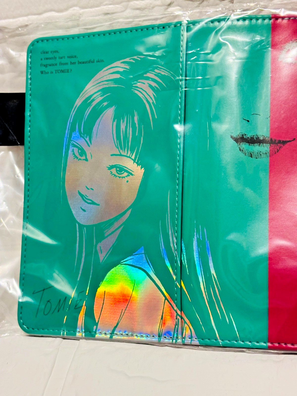 Junji Ito Tomie Smirk Hobonichi A6 Cover Set w/ Pencil Board & Sticky Notes