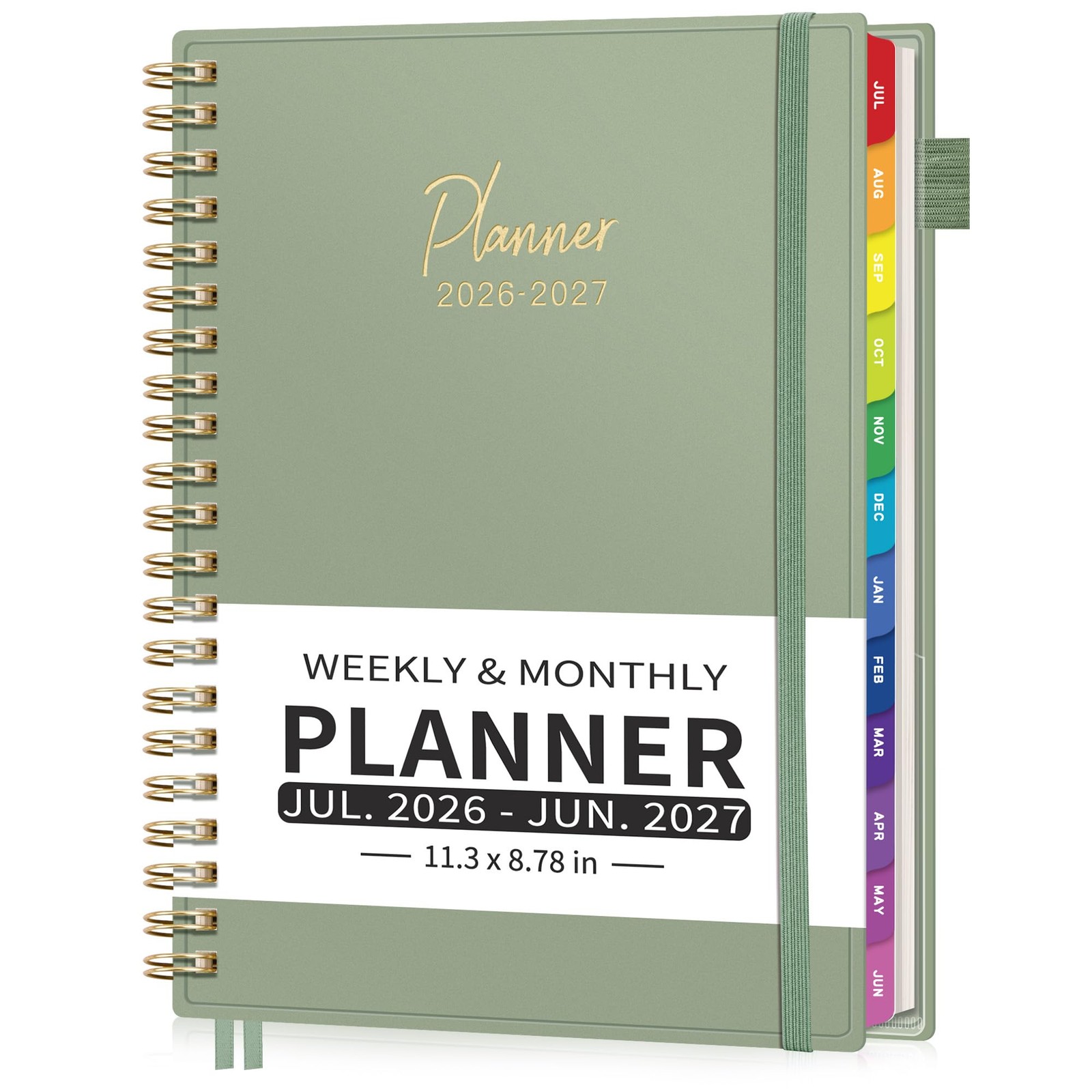 EMSHOI 2026-2027 Appointment Book, 15-Minute 8.7” x 11.3”, Light Green