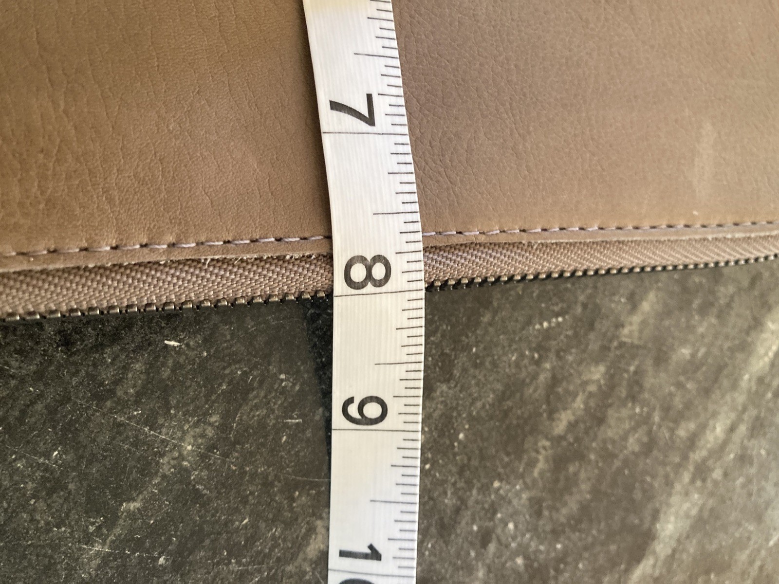 This Is Ground Mod Tablet Leather Portfolio Organizer Case French Grey Taupe