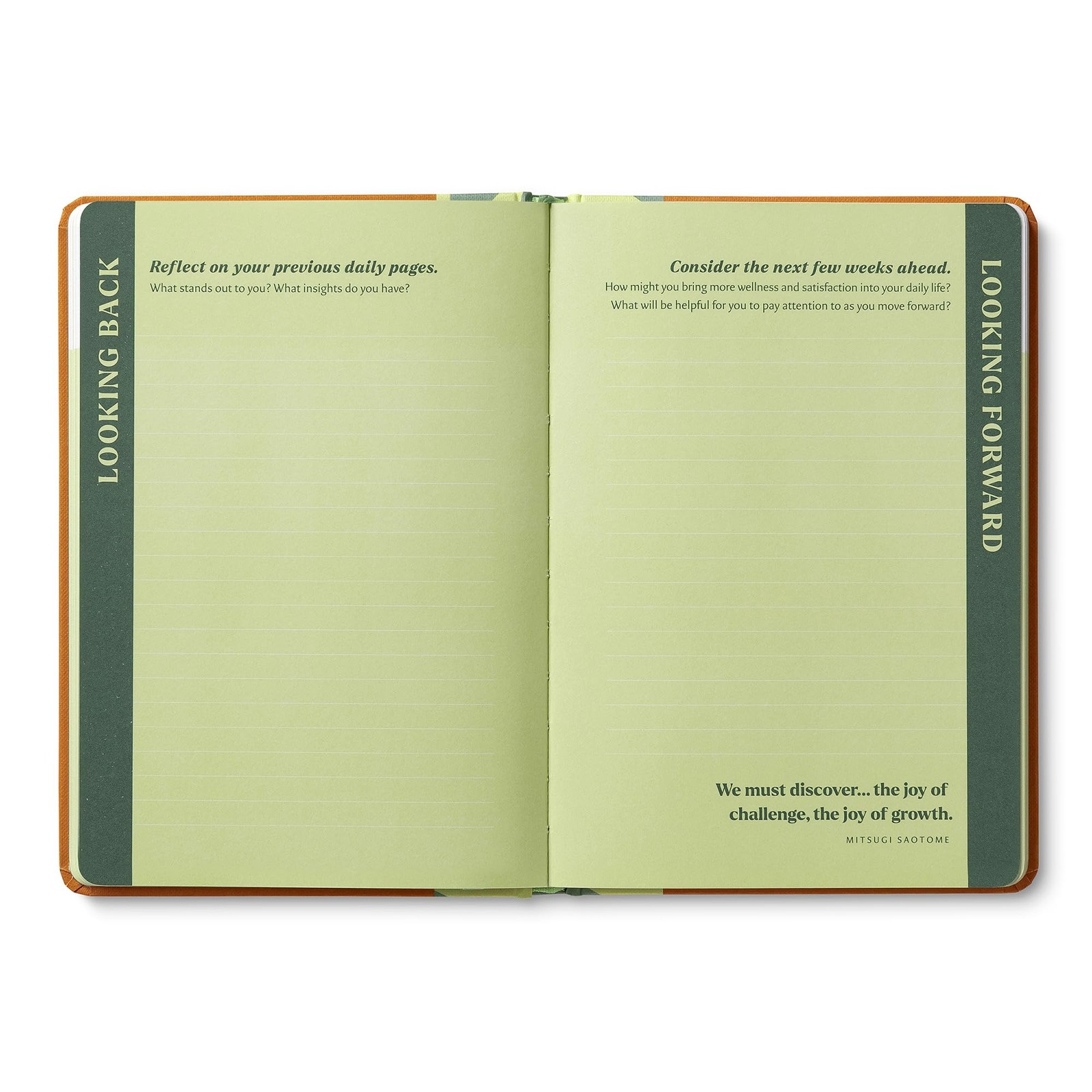 Compendium – Wellness Every Day Guided Journal: A Daily Orange