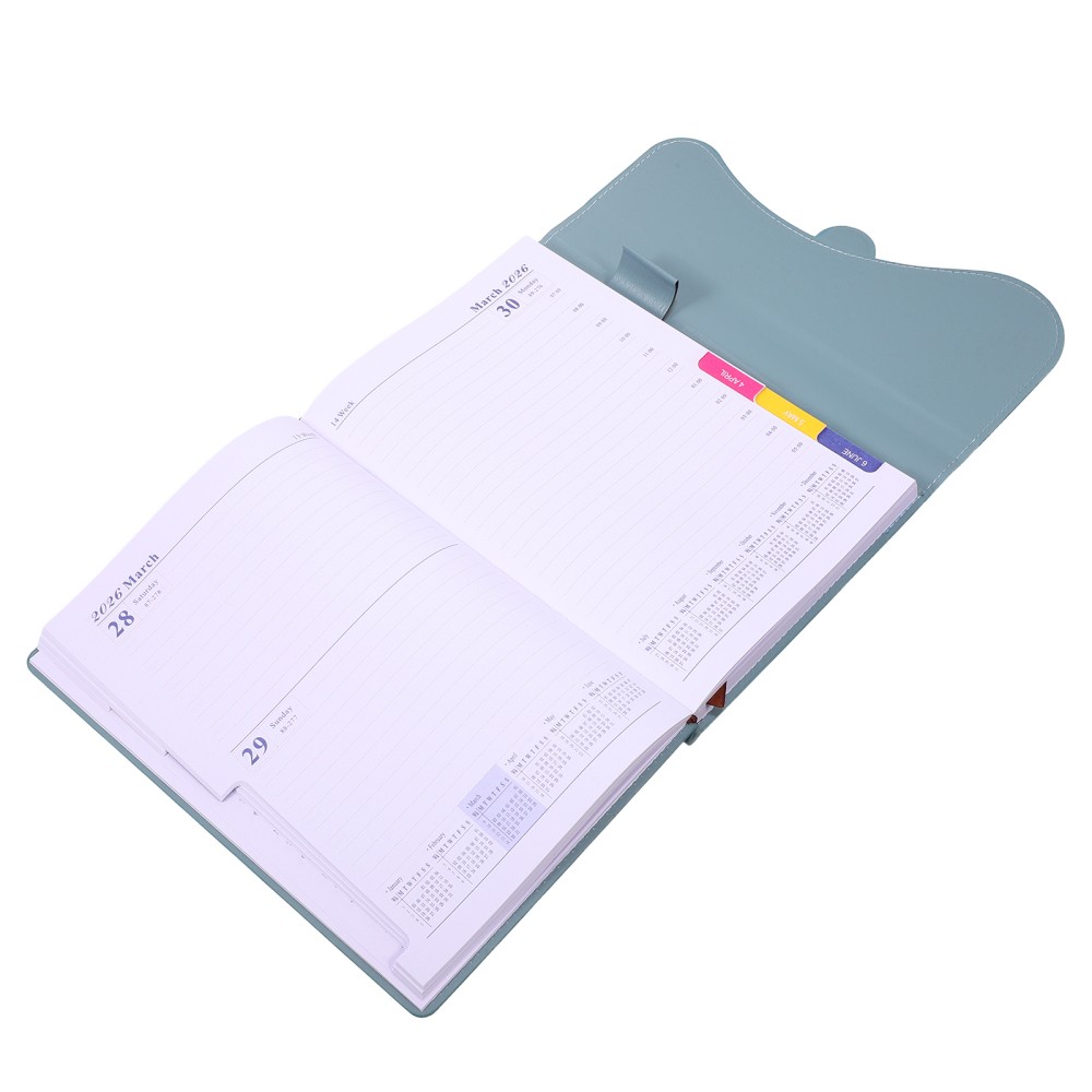 Compact Weekly Planner 2026 with Smooth Paper and Professional PU Cover