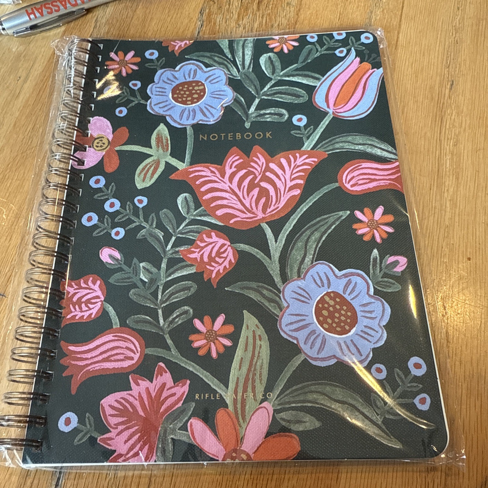 Rifle Paper Co Spiral Notebook 100 Ruled Pages, , 8.25×6.25 Inch NWT