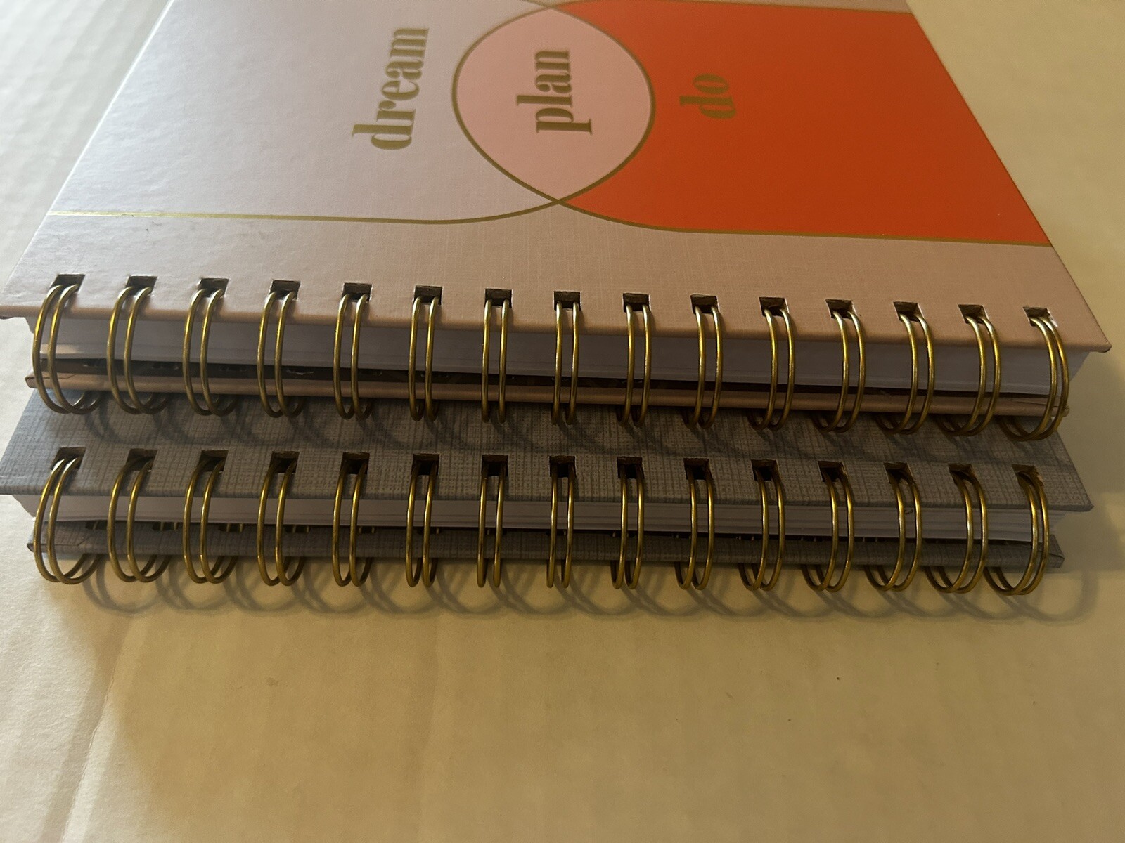 Caliber Hard Cover Journals Lot Of 2 200 Lined Pages 8”x6” Wire Bound New