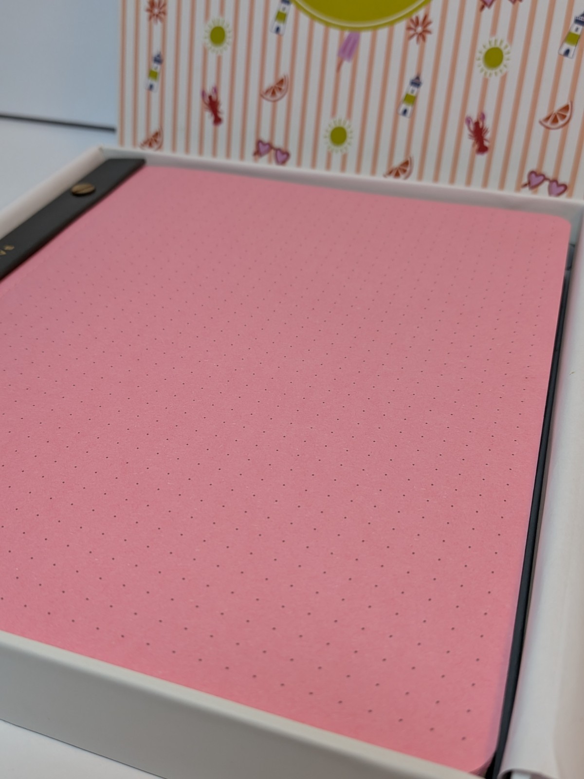 Archer & Olive Pastel Rainbow 8×8 Square Notebook Dot Grid Tear Away Rare NEW