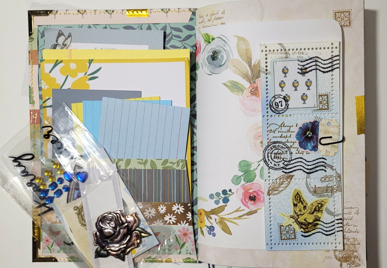 Handmade Junk Journal ~ Boho Beauty ~ Yellow