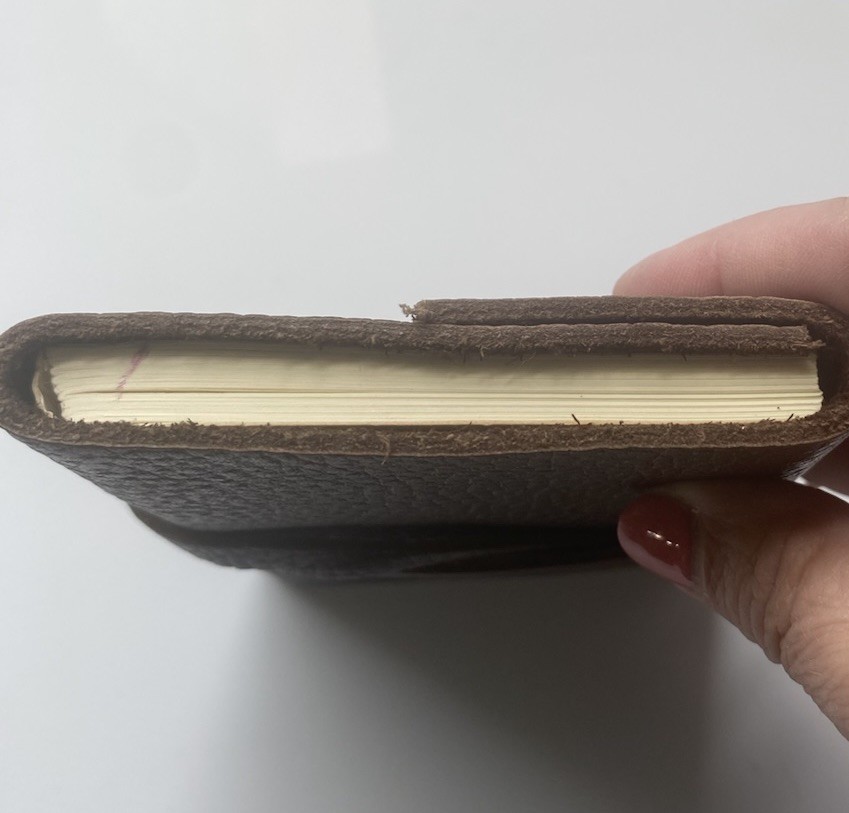Profound Genuine Leather Journal Pocket Size Pre Owned Not Used! Refillable!!