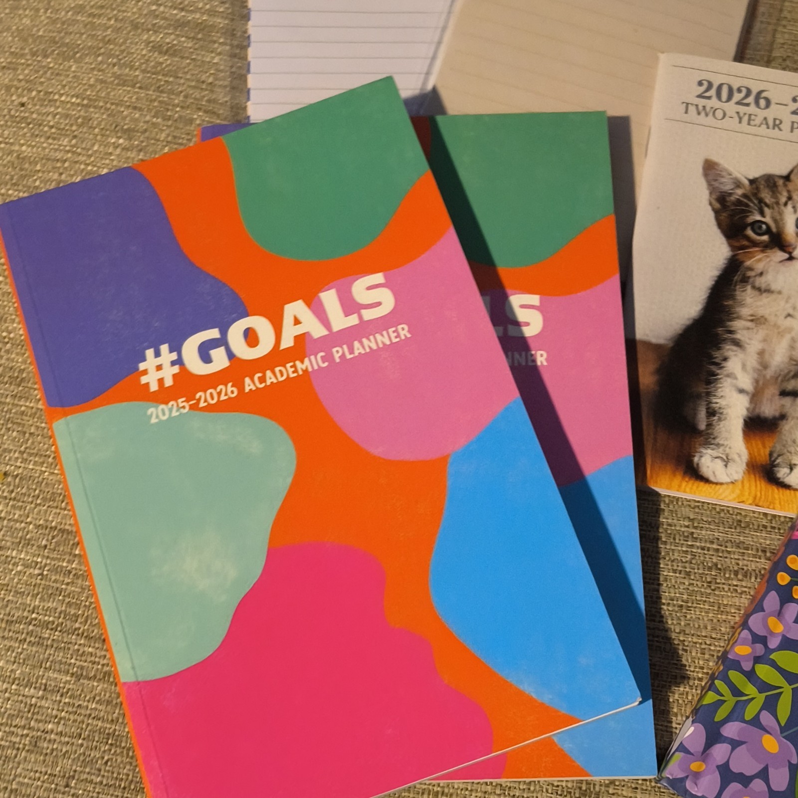 Jot #GOALS 2026 Academic Planner Pocket Size Monthly Format Paper Set of 11