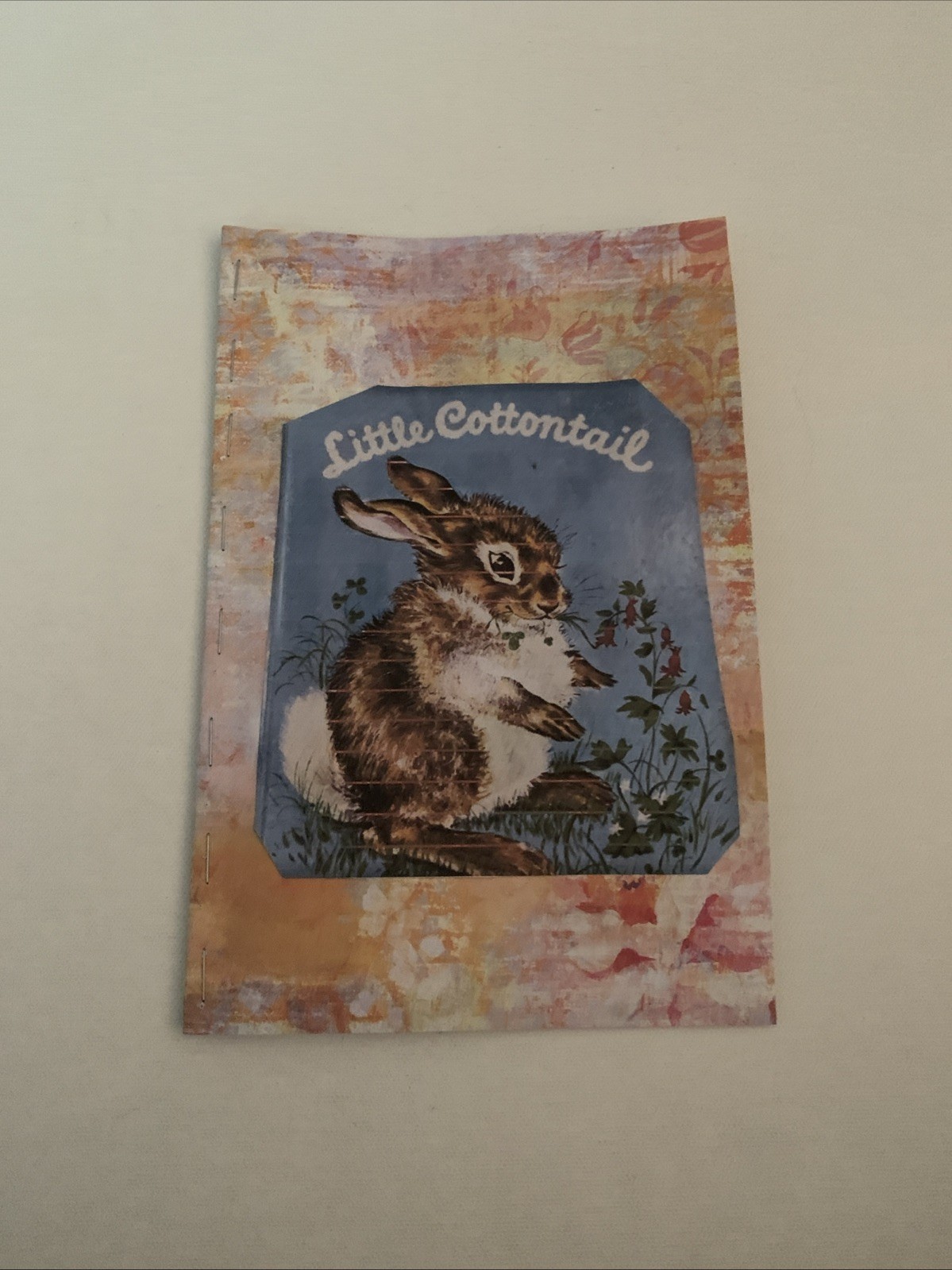 Little Cottontail Pocket Journal | Handmade Recycled Paper Notebook 1 Set