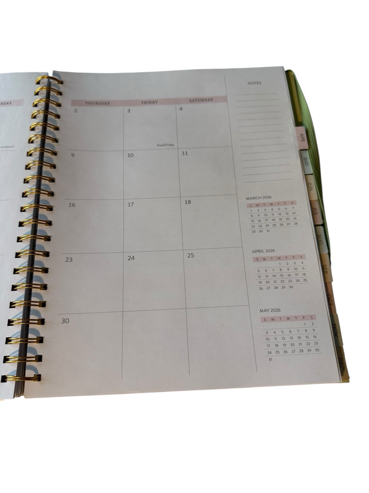 New Designer Papers Ultimate Planner Pastels Tab Dividers 11 X 8.5 Weekly View