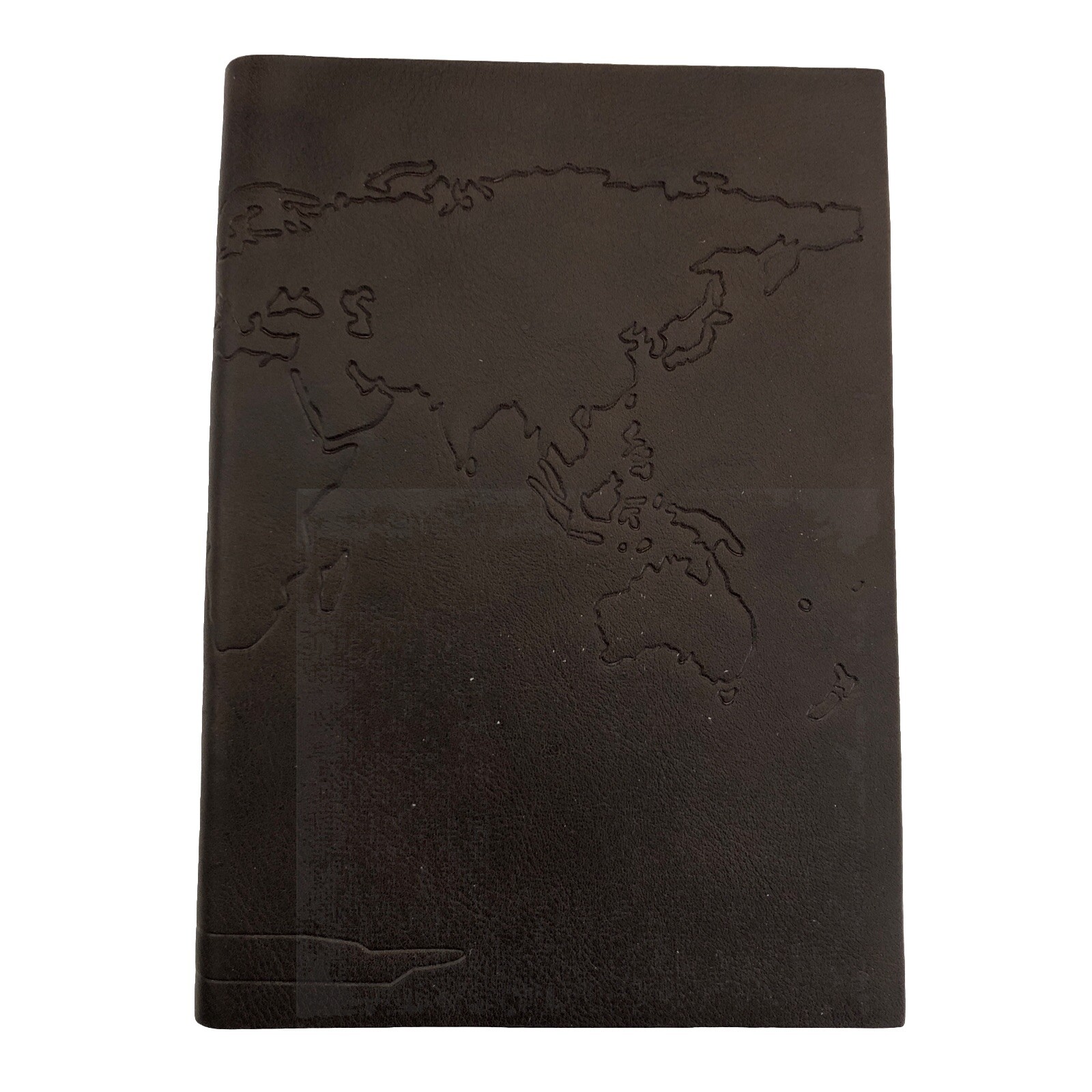 New Leather Made in Italy Thick Genuine Leather Lined Notebook Journal Brown
