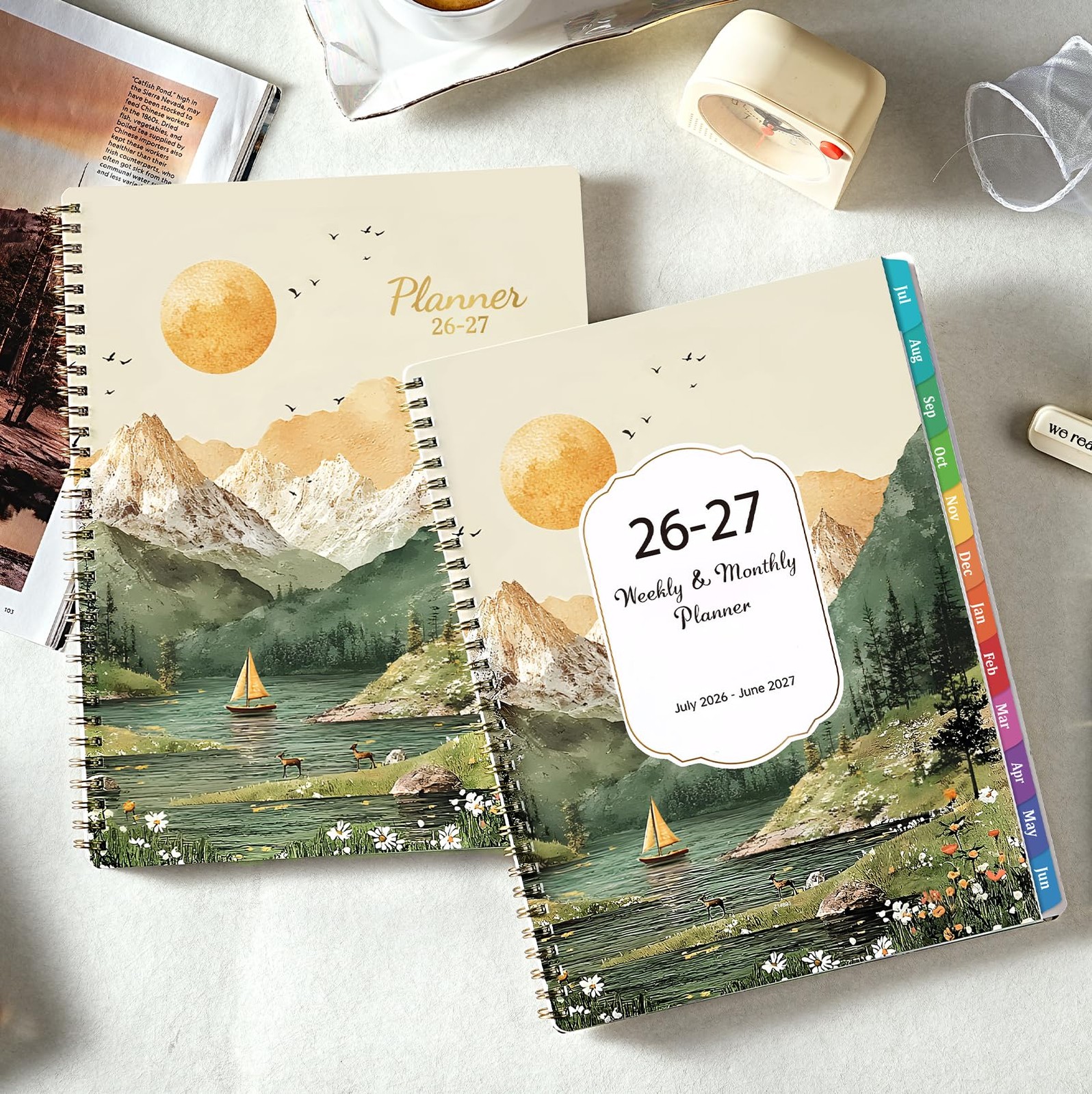 Planner 2026-2027 – Academic Weekly and 8.5″ x 11″, Yellow